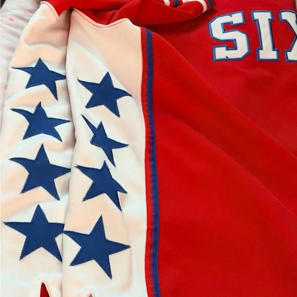 VTG Philadelphia 76ers Jersey – Stars & Stripes City Edition - Size Xl - Picture 5 of 17